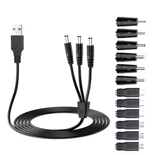 Tonton Universal Dog Shock Collar Charger Cable, 12-in-1 Training Collar USB Charging Cord for Bousnic, Mini Educator, Dogrook, Patpet, Petspy, Slopehill Replacement E Collar Charger Cord for Training System