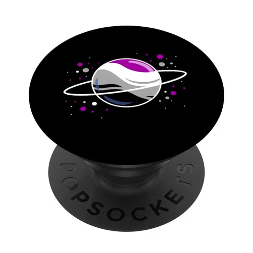Asexual Outer Space Planet Ace Pride PopSockets Adhesive PopGrip