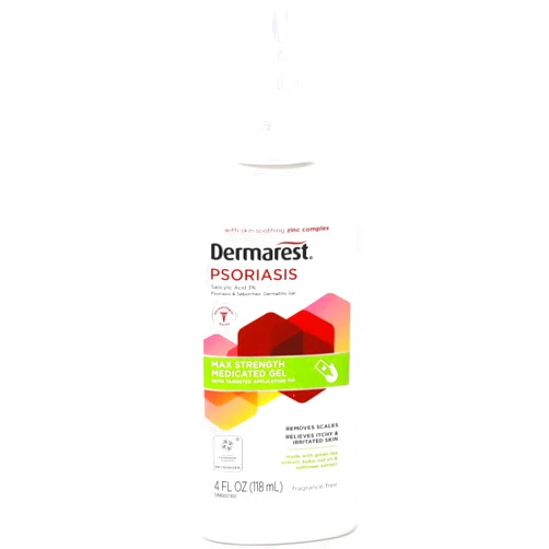 Dermarest Psoriasis Max Strength Medicated Gel, 4 Ounces each (Value Pack of 2)