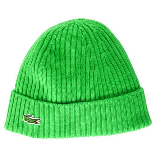 Lacoste Men's Ribbed Wool Beanie