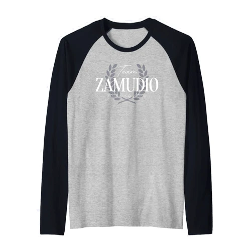 Team Zamudio Proud Family Member Apparel Co Team Zamudio Proud Family Member Raglan Baseball Tee