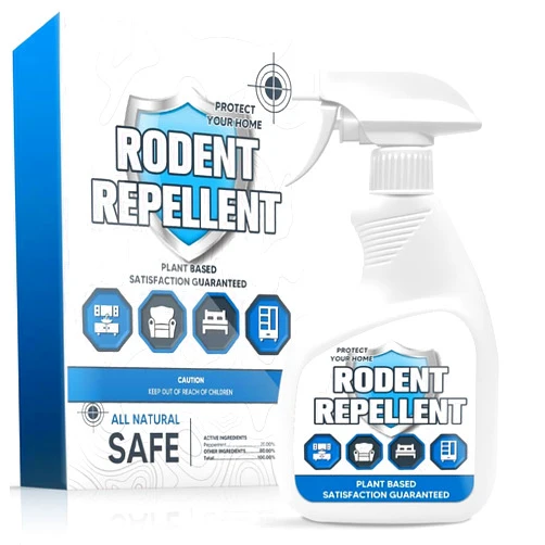 Fcesiweg Rodent Mice Repellent Peppermint Oil to Repel Mice and Rats, Rodent Peppermint Spray, Rat Repellent Spray for House, Mice Repellents Indoor, Mouse Repellent Outdoor 1-Bottle