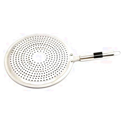 Generic Stainless Steel Roaster Grill tandoor papad Jali/Chapati Toast Grill/paneer tandoor net/brinjal Roaster with Handle for Roti Chapati Grill Square 1 pc