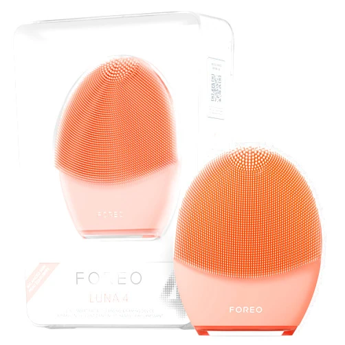 FOREO LUNA 4 Face Cleansing Brush | Firming Face Massager | Anti Aging Face Care | Enhances Absorption of Facial Skin Care Products | Simple Skin Care Tools