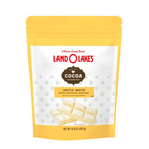 Land O Lakes Cocoa Classics Arctic White Cocoa Mix Pouch, 14.8 Ounce (Pack of 1)