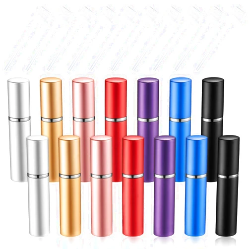Boao 14 Pcs 5 ml Travel Perfume Atomizer Mini Refillable Spray Perfume Bottle Portable with 10 Pcs Refill Pump Dispenser Pump Transfer Tool for Outgoing Traveling