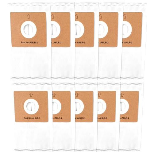 Gudotra 10 Pack Replacement AHLR-2 HEPA Filter Bags for Atrix AHSC-1 Lil' Red Vacuum Cleaner 2-Quart White