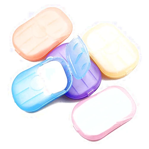 Juroicessry 500 Sheets Colorful Disposable Soap Paper 5 Boxes Hand Cleaner Fragrance Mini Color Soap Paper for school Indoor, Outdoor, Travel, Camping Hiking，Paper Soap，Travel Soap,Foot and Hand Care