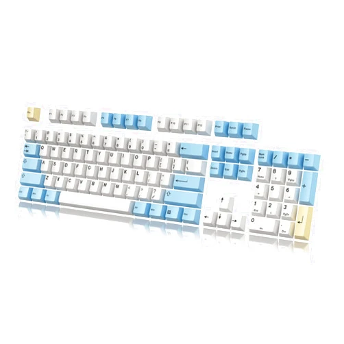 HK GAMING Custom Keycaps | Dye Sublimation PBT Keycap Set for Mechanical Keyboard | 139 Keys | Cherry Profile | ANSI US-Layout | Compatible with Cherry MX, Gateron, Kailh, Outemu | Pegaso