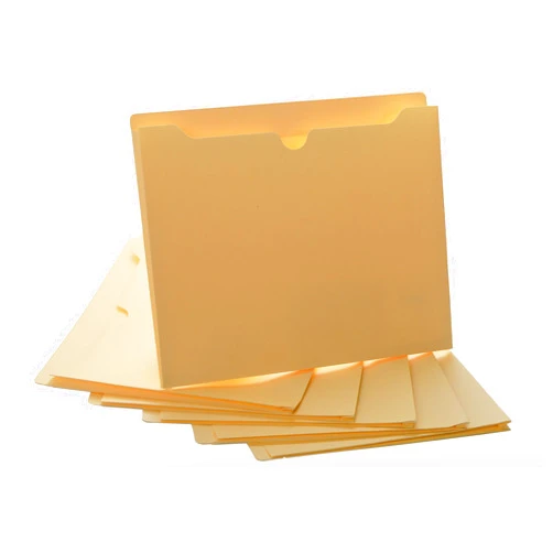ACTIVITYYA Manila File Jackets, 1 Inch Expansion, Letter Size, Reinforced Straight-Cut Tab, 6 Pack