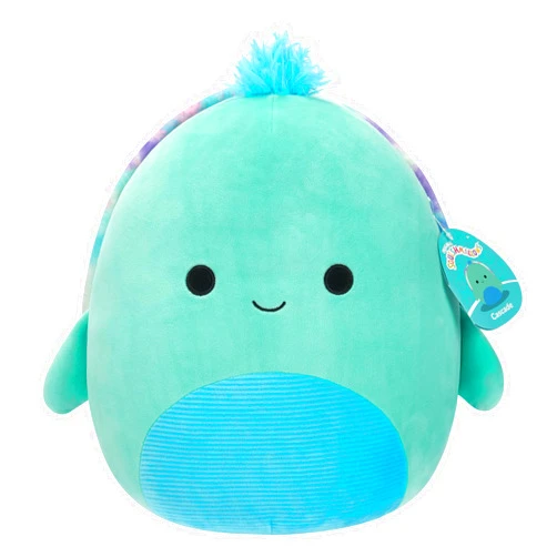 Squishmallows Original 12-Inch Cascade Teal Turtle with Tie-Dye Shell - Official Jazwares Plush (pack of 1)