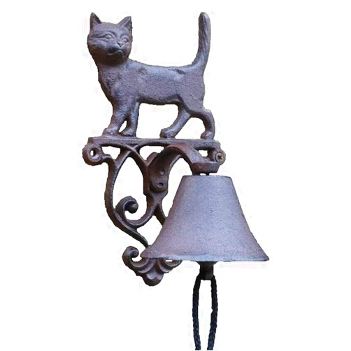 SHANSHUIYICHENG Cast Iron Doorbell Wall Bell Indoor Outdoor Din Cast Iron Rustic Welcome Sign | Decorative Bird Doorbell | Vintage Design | for Door, Entrance Or Porch Indoor Or Outdoor