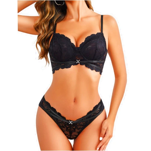 Avidlove Sexy Lingerie For Women Lace Bra and Panty Set Underwire Bra Lingerie Set Underwear