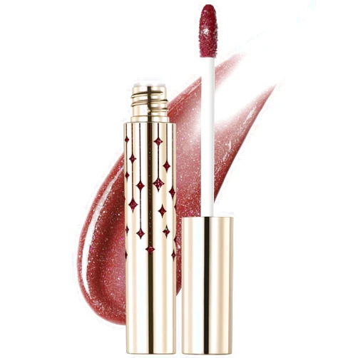 FOCALLURE High Shine Glitter Lip Gloss,Hydrates and Soothes Lips for a Gorgeous,Delivers a Non-sticky Glossy finish,Long-lasting Shine & Fuller-looking Lip Makeup,BR02 BORN BAD