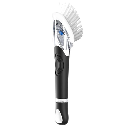 Pamrack Soap Dispensing Dish Brush, Dish Scrub Brush with Soap Dispenser, Dish Soap Brush for Dishes, Pans, Sink, Pots