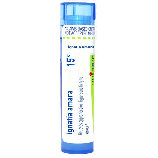 Boiron Ignatia Amara 15C for Apprehension & Hypersensitivity to Stress - 80 Pellets