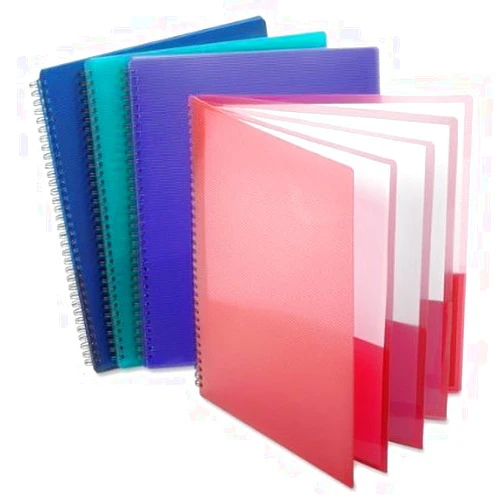 Esselte Oxford Poly 8-Pocket Folder - Letter Size - 9.1 x 10.6 x 0.4 (Colors May Vary)(20-Pack)
