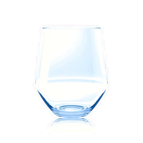 TarHong Tar Hong Aboard Homewear DK24089581 Angle Break-resistant Cup, 18.9 fl oz (530 ml), Blue, Large Capacity, Plastic Glass, Stylish Design, Dishwasher-Safe, BPA Free, Iced Coffee, Highball, Outdoors