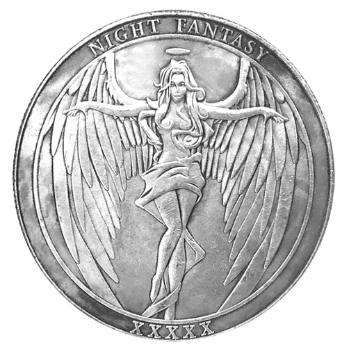 Thompson Emporium Angels n Demons V2 Good Luck Heads Tails Challenge Coin