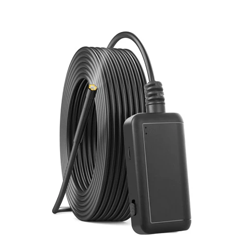 Salamra Wireless Endoscope, IP67 Waterproof 5.5mm WiFi Borescope Inspection 5.0 Megapixels Camera 16.5FT Cable Compatible with Android and iOS Smartphone, iPhone, iPad
