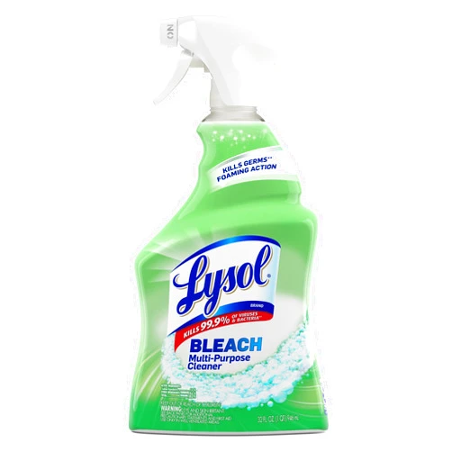 Lysol Multi-Purpose Cleaner Sanitizing and Disinfecting Spray with Bleach, All Purpose Cleaning Spray for Bathrooms and Kitchens, 32oz