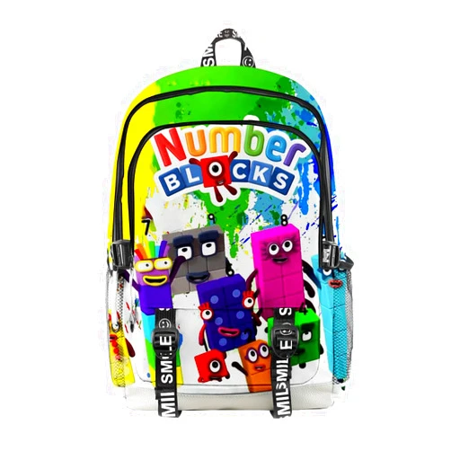 Homruis Number Backpack Character Cosplay Backpack Large Capacity Shoulder Backpack for Outdoor Travel