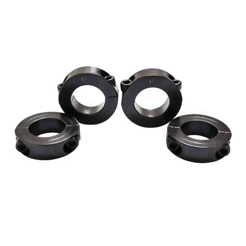 Yichu 1 Inches Bore Double Split Shaft Collar Clamp Black Oxide Set Screws Style Two Piece 4pcs