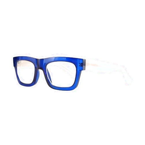 Generic Ryan Simkhai Eyeshop Reading Glasses Ollie | Navy Frame and Smokey Grey Color Arms | 7014 - C1-1.50