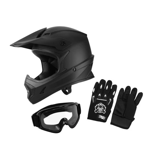 XFMT DOT Youth Kids Motocross Offroad Street Dirt Bike Helmet Goggles Gloves ATV Mx Helmet