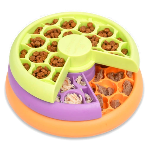Catstages Kitty Lickin' Layers Multilayered Cat Fun Feeder Cat Treat Puzzle