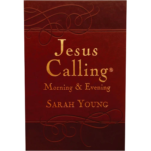 By Sarah Young (Author) Jesus Calling Morning and Evening, Brown Leathersoft Hardcover, with Scripture References: Yearlong Guide to Inner Peace and Spiritual Growth (A 365-Day Devotional)