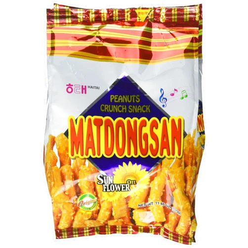 Haitai Matdongsan Peanut Crunch Snack, 11.46 Ounce