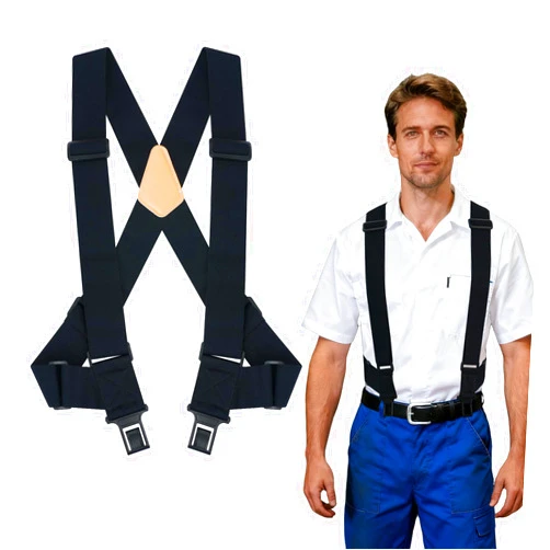 MELOTOUGH Belt Clip Suspenders For Men Heavy Duty, Outback Side Clip/Trucker Men's Suspenders with 2inch Width Elastic