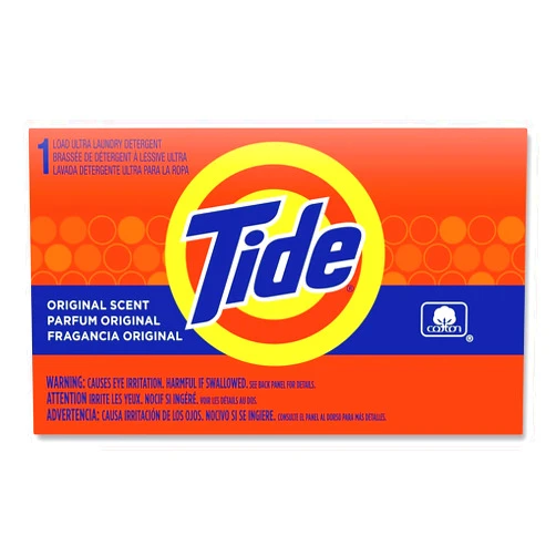Tide Vending-Design Powder Laundry Detergent, 1.5 oz., 156/Carton (49340)