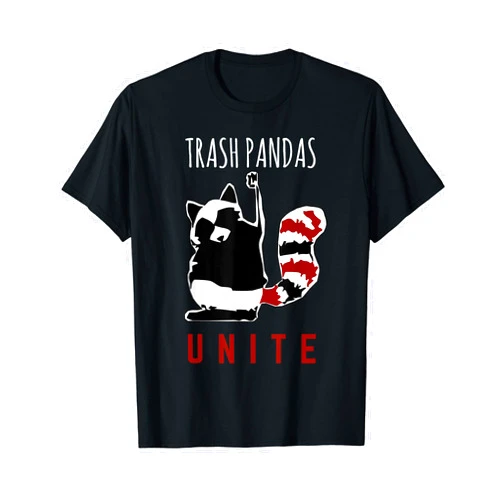 Raccoon Lover's T-Shirts & Apparel Trash Pandas Unite Raccoon Suporter T-Shirt