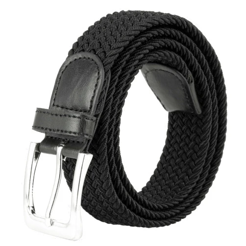 Gelante Canvas Elastic Fabric Woven Stretch Multicolored Braided Belts