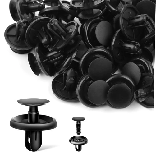 ANBUY 40 Pcs Car Rivet Guard Clips Retainer Fastener Fender Covers for Mechanics, Engine Splash Shield Fender Liner Trunk Lid Trim Under Cover Push-Type Retainer Clips, Car Accessories Replacement