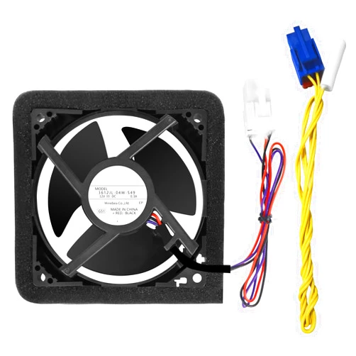 Tomato Man Upgraded DA81-06013A Refrigerator Evaporator Fan Motor Compatible with Samsung Fridge Evaporator Fan Motor No Noise with DA32-10105X Refrigerator Temperature Sensor RF263BEAESR RF260BEAESR Fan Motor