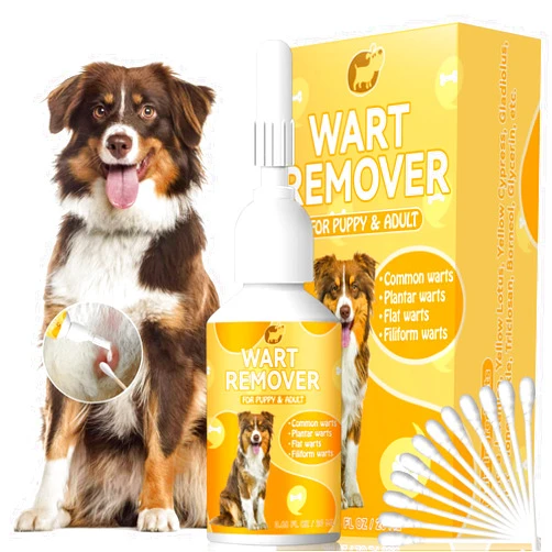 Addurden Dog Wart Remover, 20ml Liquid Wart Remove, Natural Removal Treatment, Rapidly Effective Eliminates Dog Skin Tags No Harm & Pain-Free, Fast Acting