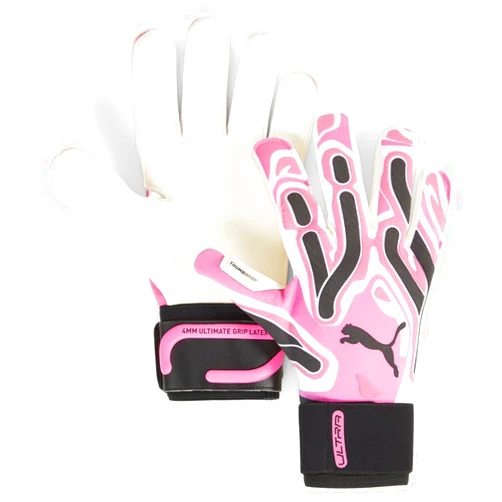 PUMA Mens Ultra Pro Rc Goalkeeper Gloves Soccer Cleats - Pink