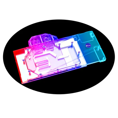 Bykski GPU Waterblock, for AMD Founders Edition GTX 1070 GTX 1080 GTX 1080 Ti GTX Titan X P-ascal, PC GPU Water Liquid Cooling Block Cooler (DC12V 4-Pin RGB Lights)