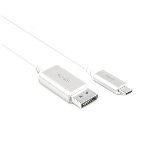 Moshi USB C to DisplayPort Cable 1.5m/5ft, Support 5K@60 Hz, 4K HDR, VESA Certified, Aluminum Housing, Thunderbolt 3 Compatible (Ensure Monitors Accept DisplayPort Signal)