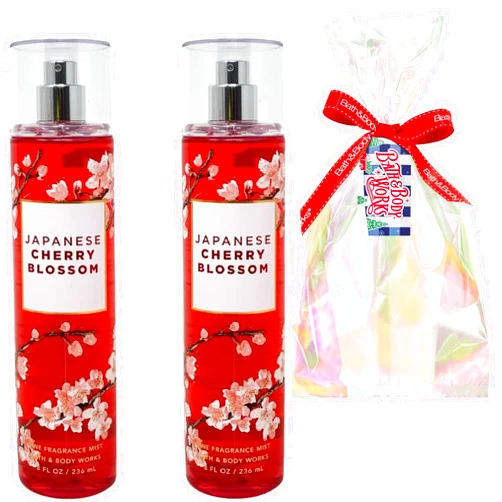 Generic Set 2 Japanese Cherry Blossom Fine Fragrance Mist, Essence of Elegance 8 fl oz, Pack