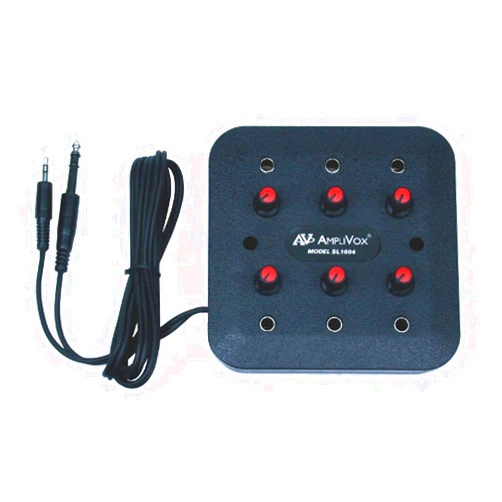 Amplivox 6 Station Headphone Jack Box
