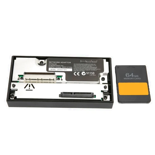 Pomya PS2 SATA Interface Network Adapter for SonyPS2 Playstation2, HDD Hard Disk Adapter with 64MB FMCB V1.966 Memory Card McBoot, Plug and Play NO IDE 2.5 3.5 [Video Game]