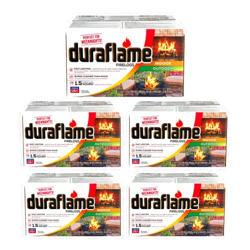 Duraflame 2.5 lb 1.5 Hour Firelog (30-Pack) Bundle (5 Items)