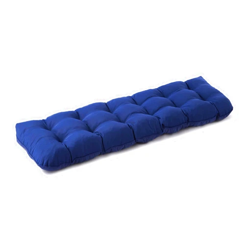 IPYNBAP Outdoor Bench Cushion, 48x18x5 Inch, Waterproof Bench Cushion for Outdoor/Indoor Furniture, Tufted Patio Bench Seat Cushion, Fade Resistant Outdoor Cushions for Porch Swing Couch, Navy Blue