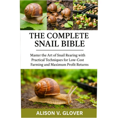 ALISON V. GLOVER THE COMPLETE SNAIL BIBLE: Master the Art of Snail Rearing with Practical Techniques for Low-Cost Farming and Maximum Profit Returns