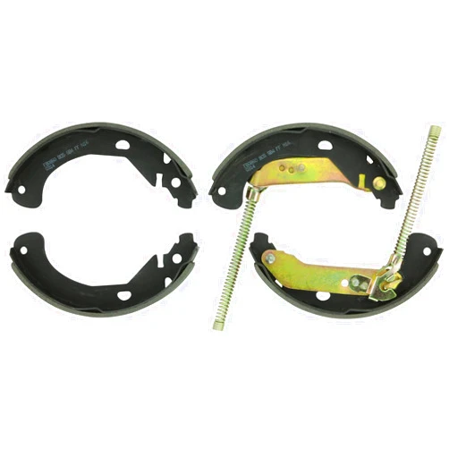 BOSCH BS860 Blue Drum Brake Shoe Set - Compatible With Select Chevrolet Malibu; REAR