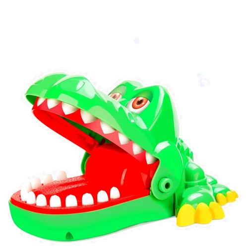 Oun Nana Crocodile Teeth Game Alligator Dentist Game for Kids, Crocodile Biting Finger Fun Game with Music
